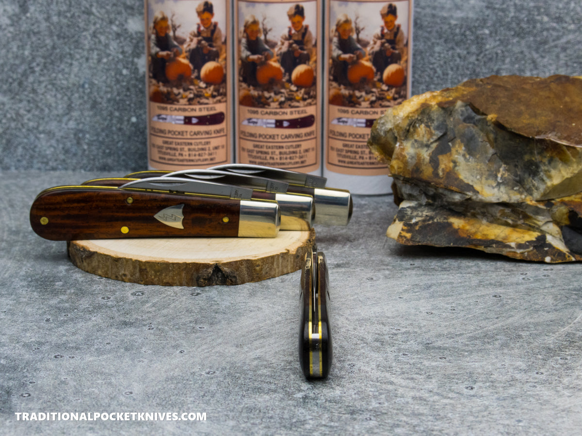 Great Eastern Cutlery #930126L Tidioute Cutlery Whittling Knife Cocobolo Wood