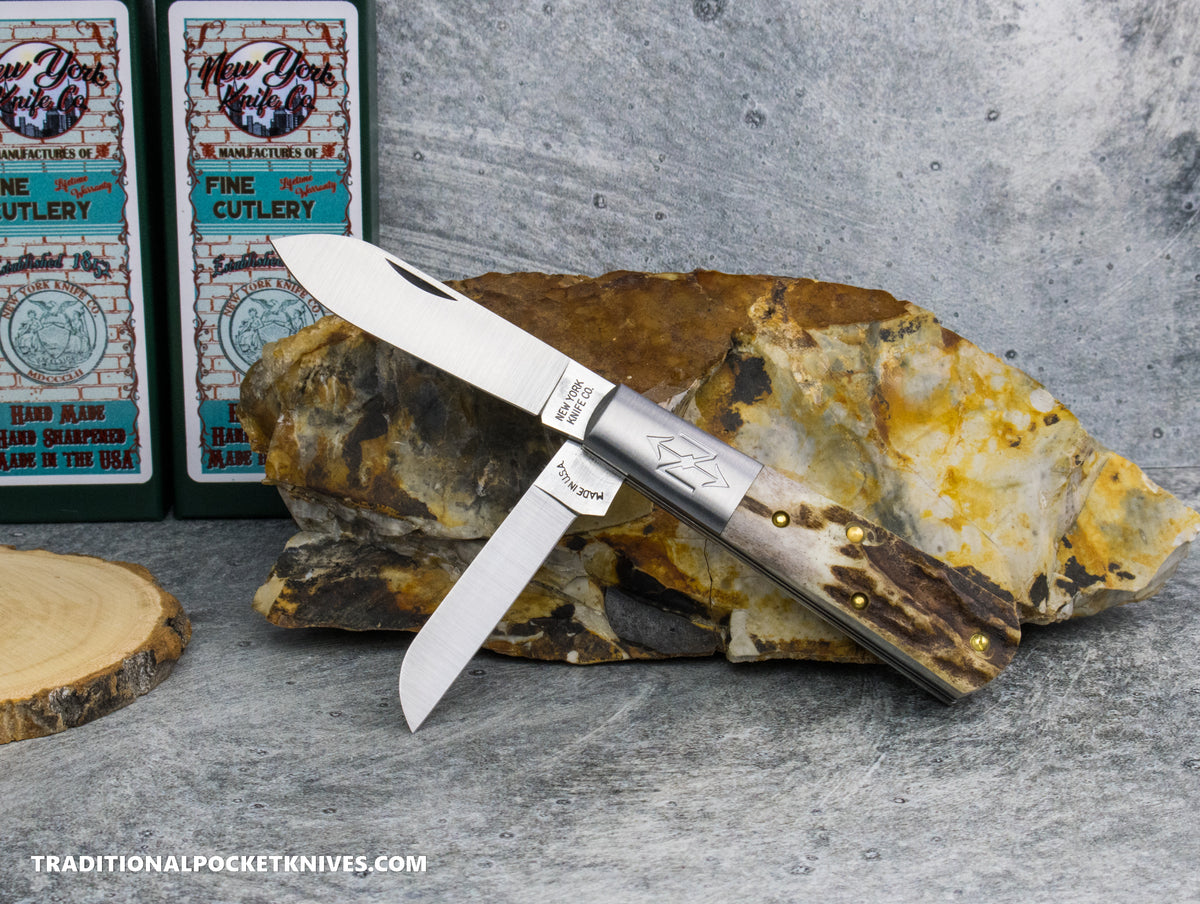 Cooper Cutlery New York Knife Co. Barlow Stag (2506 S) #1 - 01/26