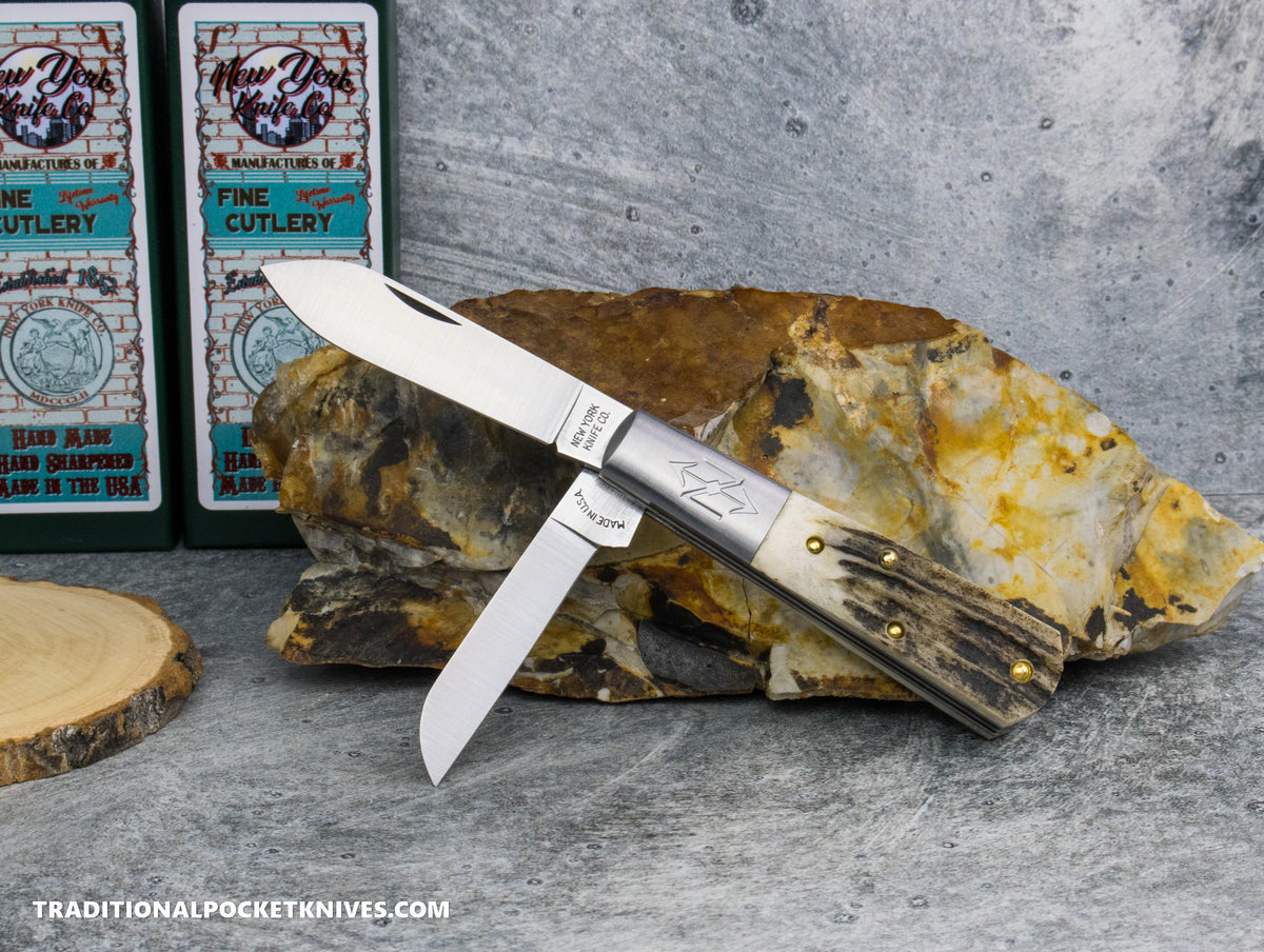 Cooper Cutlery New York Knife Co. Barlow Stag (2506 S) #4 - 01/26