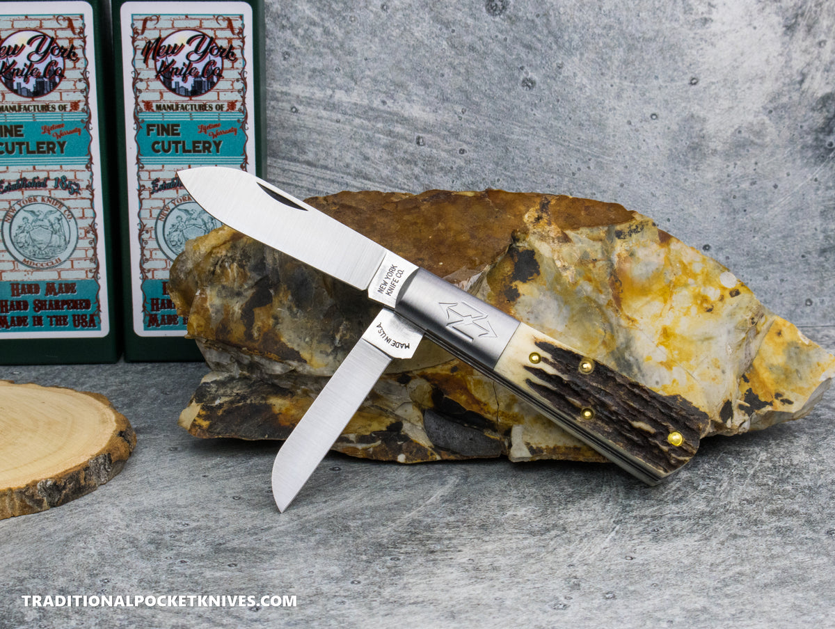 Cooper Cutlery New York Knife Co. Barlow Stag (2506 S) #5 - 01/26