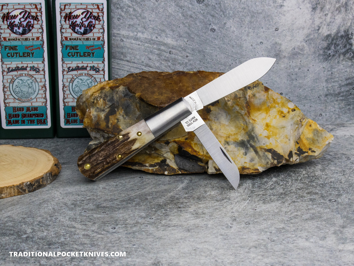 Cooper Cutlery New York Knife Co. Barlow Stag (2506 S) #1 - 01/26