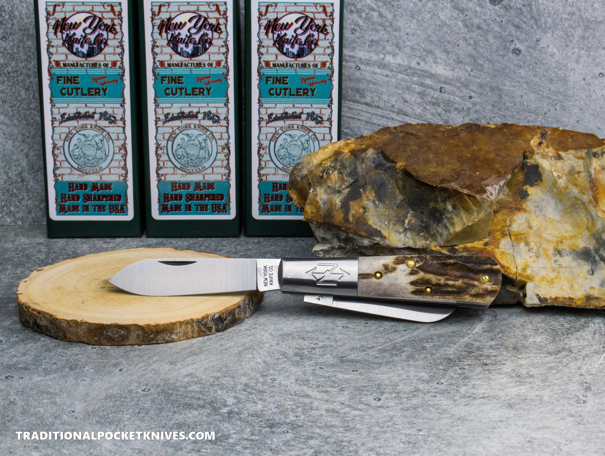 Cooper Cutlery New York Knife Co. Barlow Stag (2506 S) #1 - 01/26