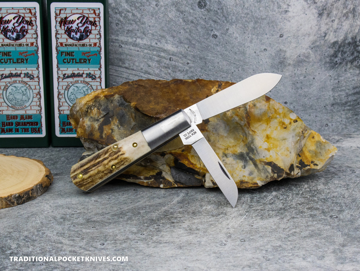 Cooper Cutlery New York Knife Co. Barlow Stag (2506 S) #2 - 01/26