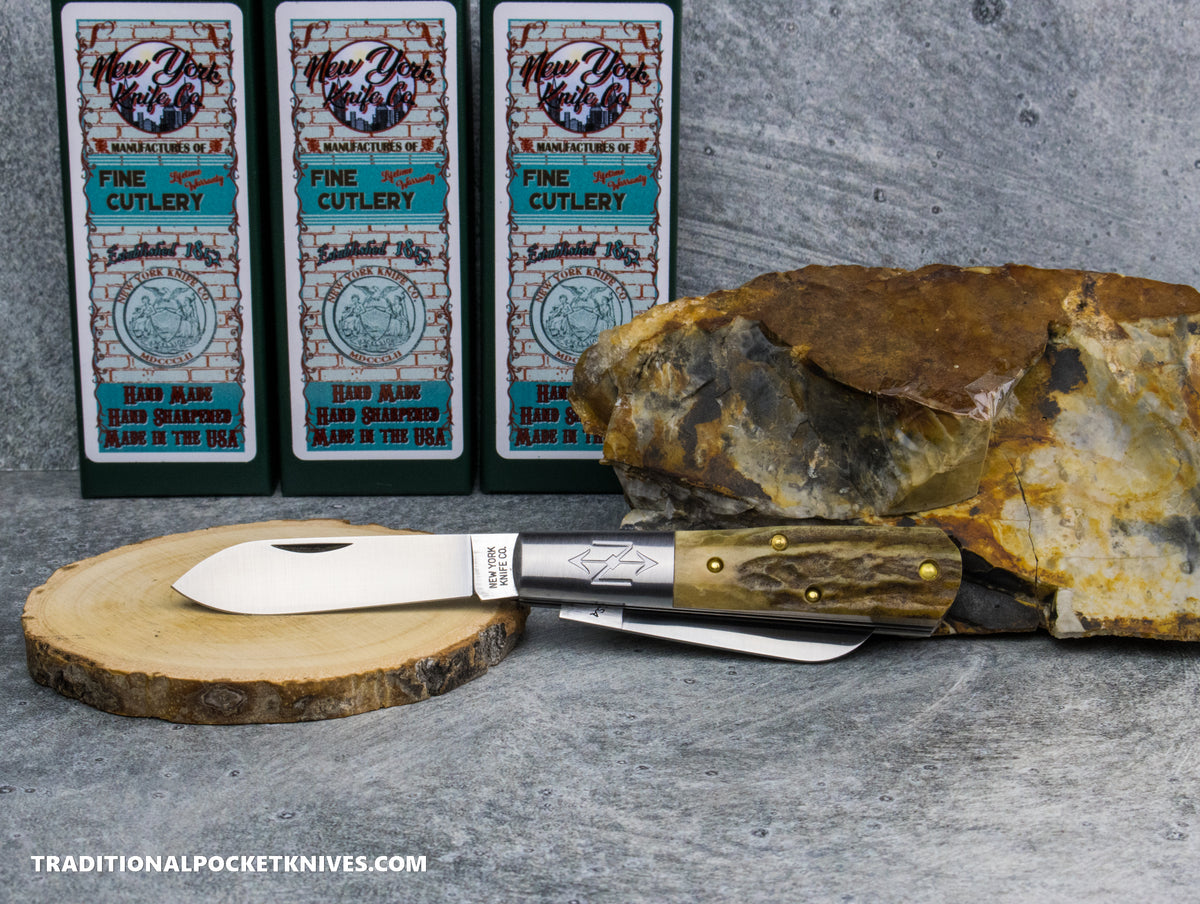 Cooper Cutlery New York Knife Co. Barlow Stag (2506 S) #2 - 01/26