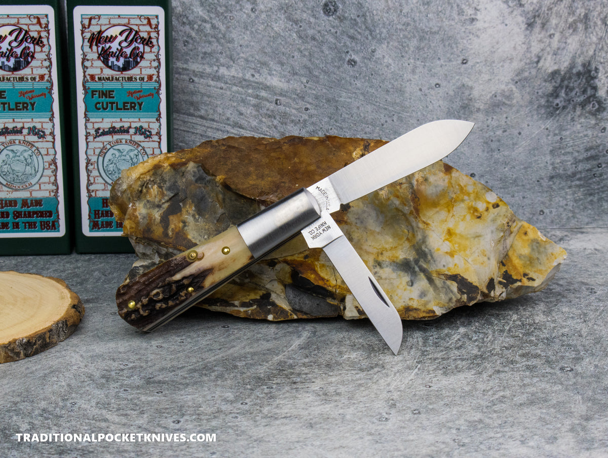 Cooper Cutlery New York Knife Co. Barlow Stag (2506 S) #3 - 01/26