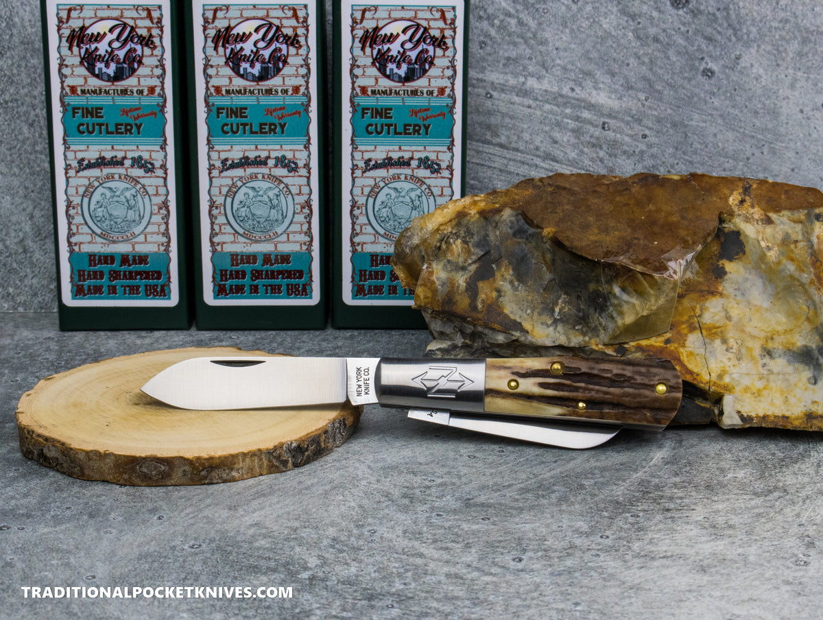 Cooper Cutlery New York Knife Co. Barlow Stag (2506 S) #3 - 01/26