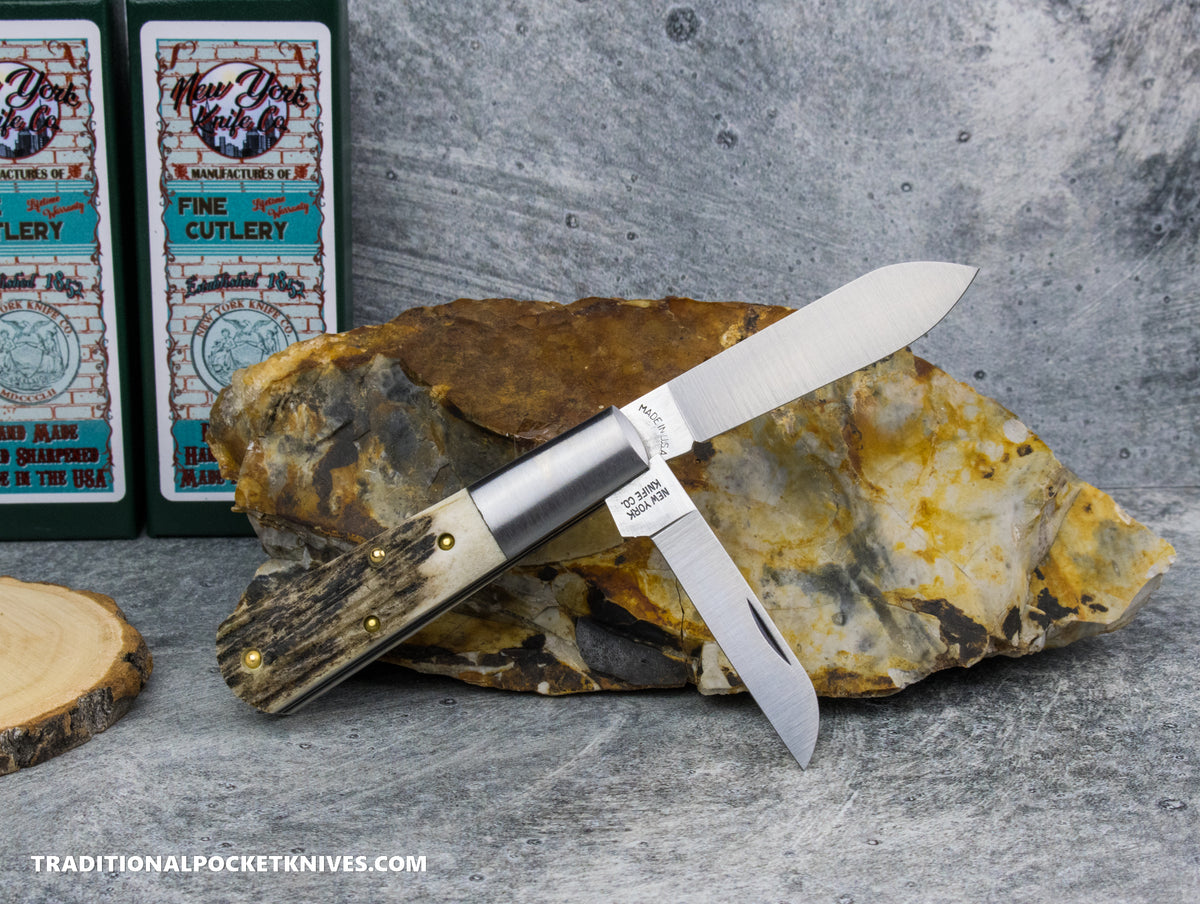 Cooper Cutlery New York Knife Co. Barlow Stag (2506 S) #4 - 01/26