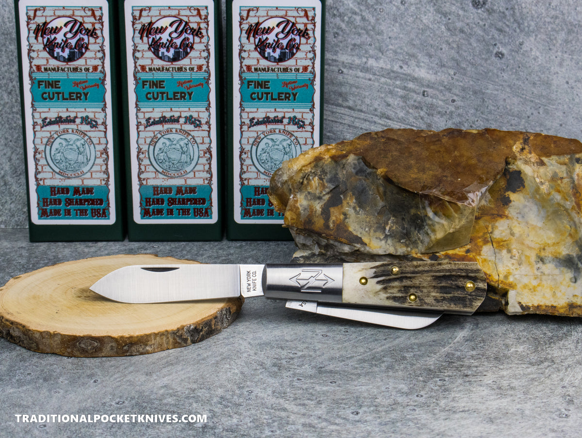 Cooper Cutlery New York Knife Co. Barlow Stag (2506 S) #4 - 01/26
