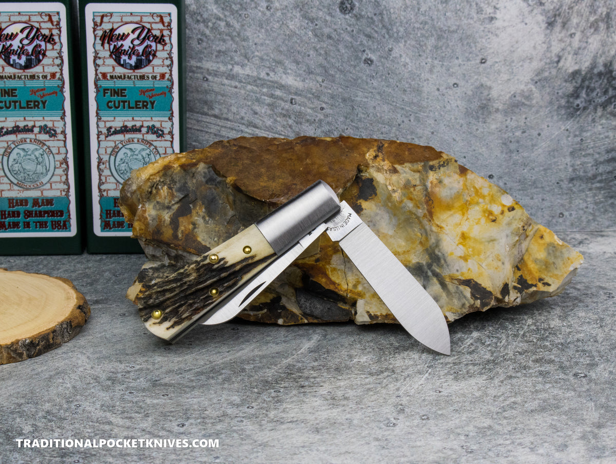 Cooper Cutlery New York Knife Co. Barlow Stag (2506 S) #5 - 01/26
