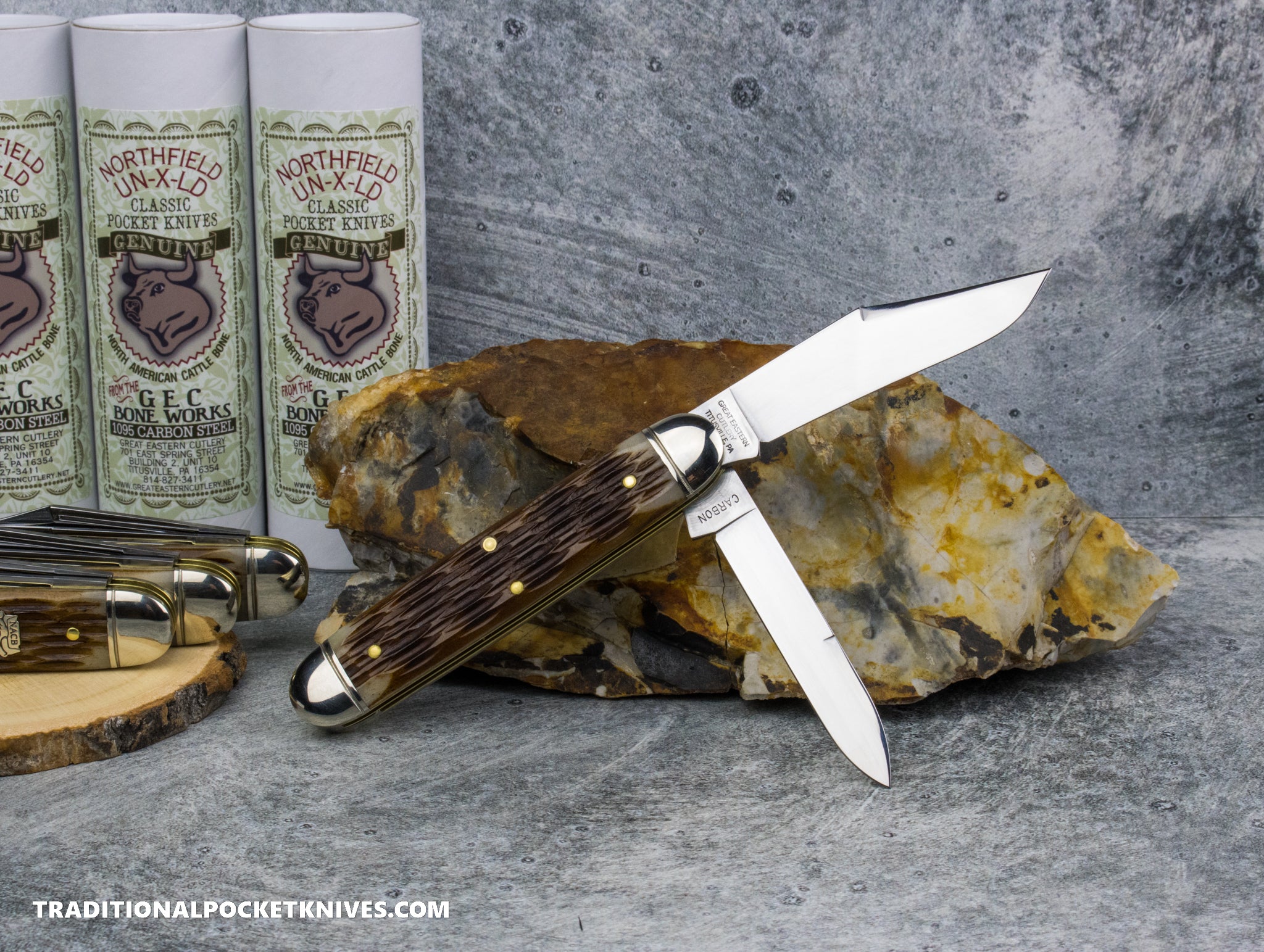 Great Eastern Cutlery #541225 Northfield UNXLD Jumbo Stockpen Jack