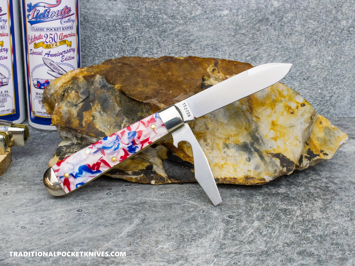 Great Eastern Cutlery #152226CL Tidioute Cutlery Crown Lifter American Confetti Acrylic
