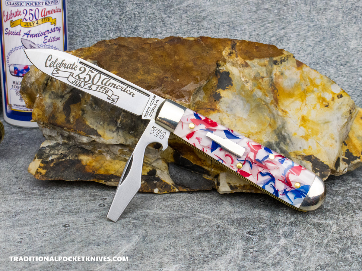 Great Eastern Cutlery #152226CL Tidioute Cutlery Crown Lifter American Confetti Acrylic