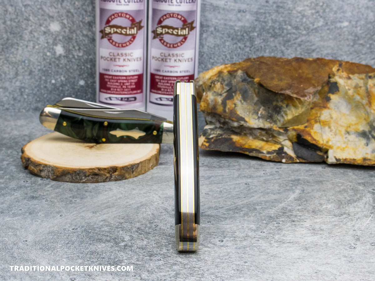 Great Eastern Cutlery #888225 Tidioute Cutlery Bayou Trapper Hummingbird Acrylic - Special Factory Assembly