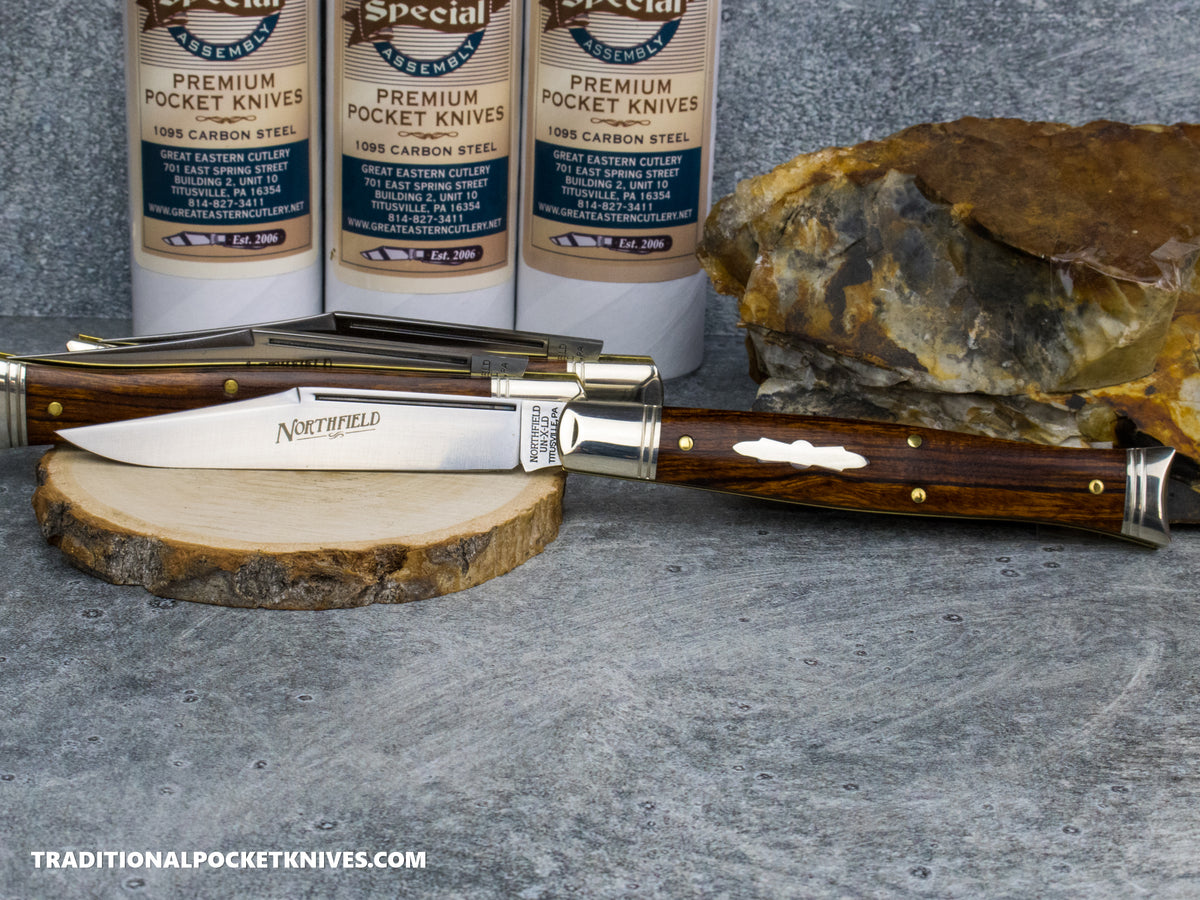 Great Eastern Cutlery #631126 Northfield UNXLD Fish Tail Desert Ironwood - Special Factory Assembly