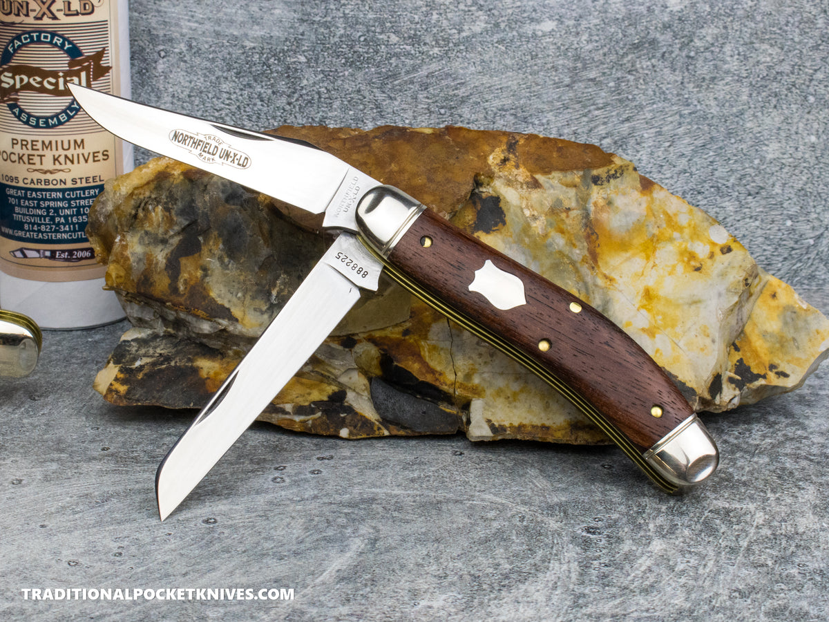 Great Eastern Cutlery #888225 Northfield UNXLD Bayou Trapper Bubinga Wood - Special Factory Assembly