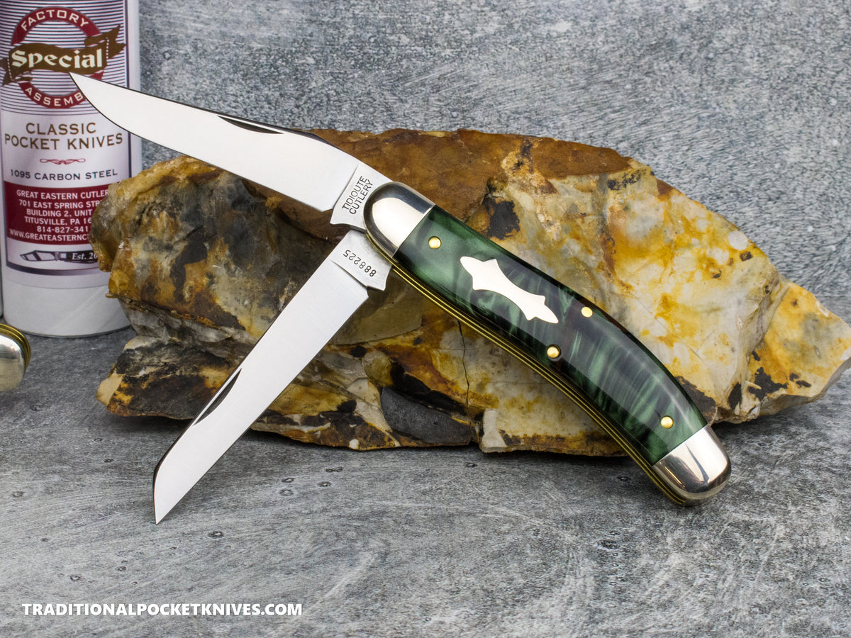 Great Eastern Cutlery #888225 Tidioute Cutlery Bayou Trapper Hummingbird Acrylic - Special Factory Assembly