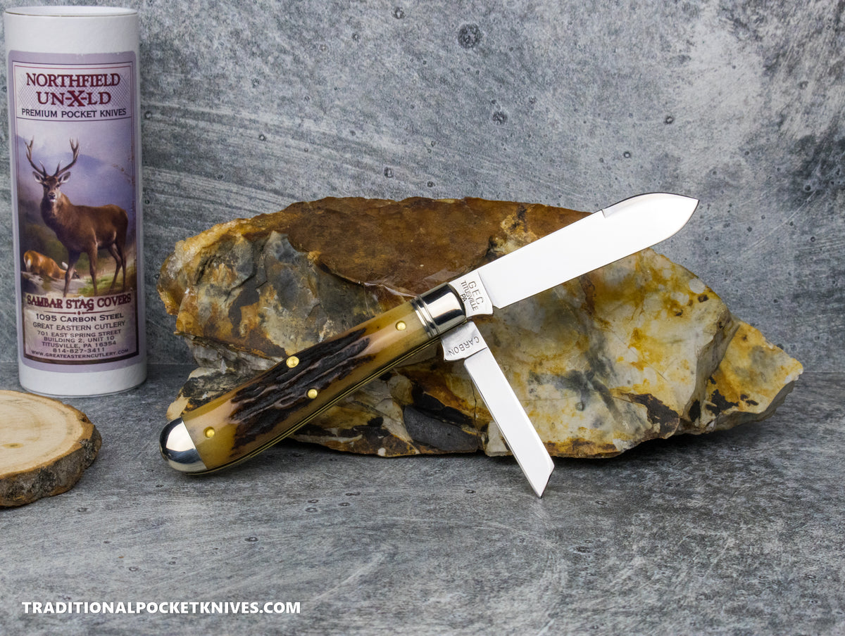 Great Eastern Cutlery #922225 Northfield UNLXD Eureka Jack Sambar Stag #1