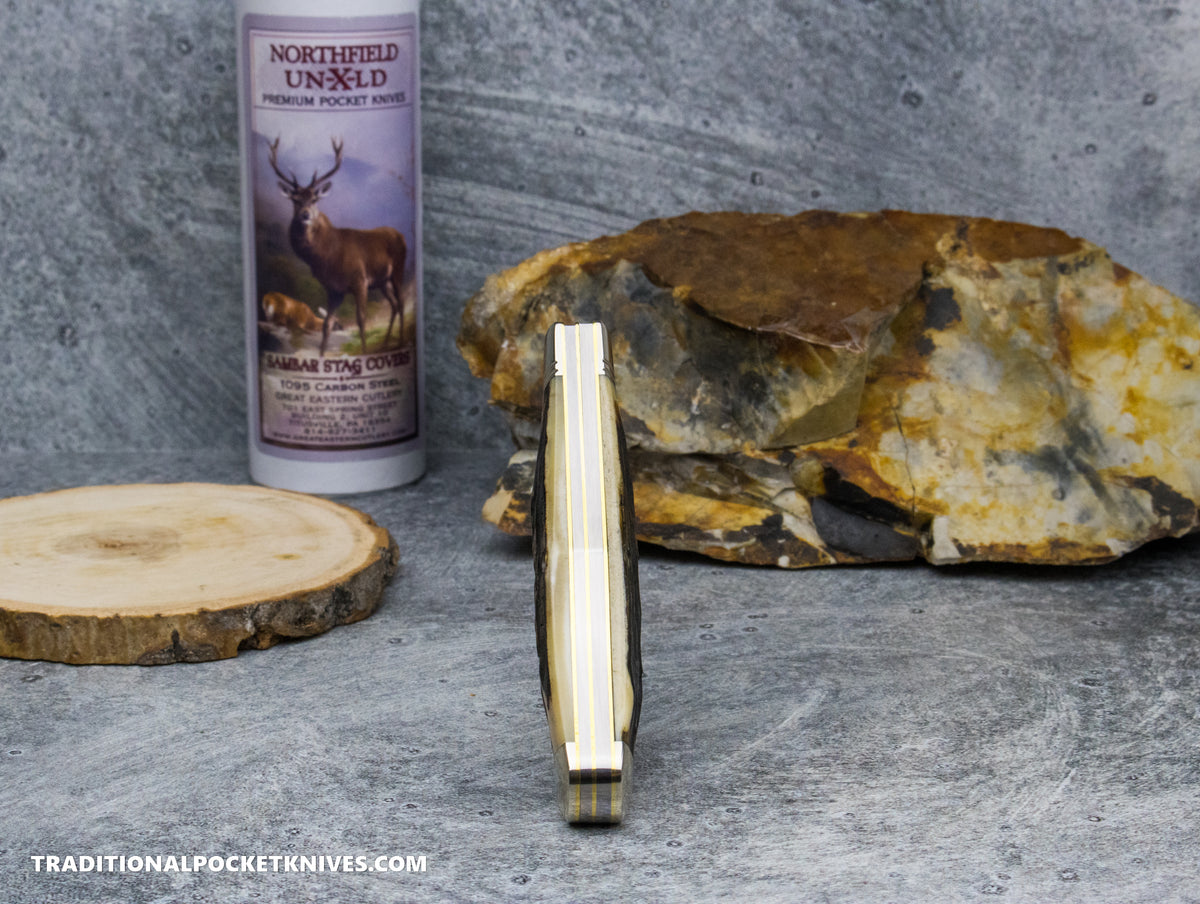 Great Eastern Cutlery #922225 Northfield UNLXD Eureka Jack Sambar Stag #3