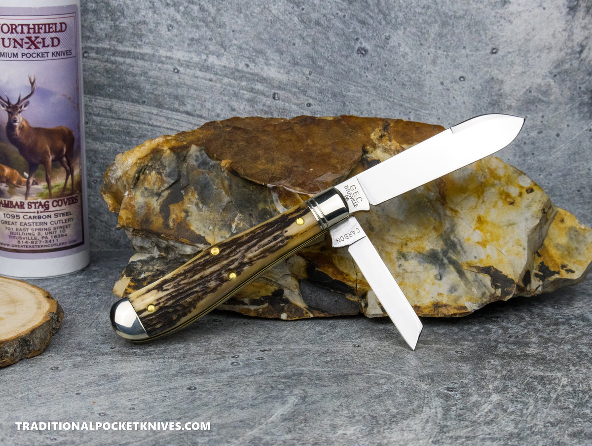 Great Eastern Cutlery #922225 Northfield UNLXD Eureka Jack Sambar Stag #4