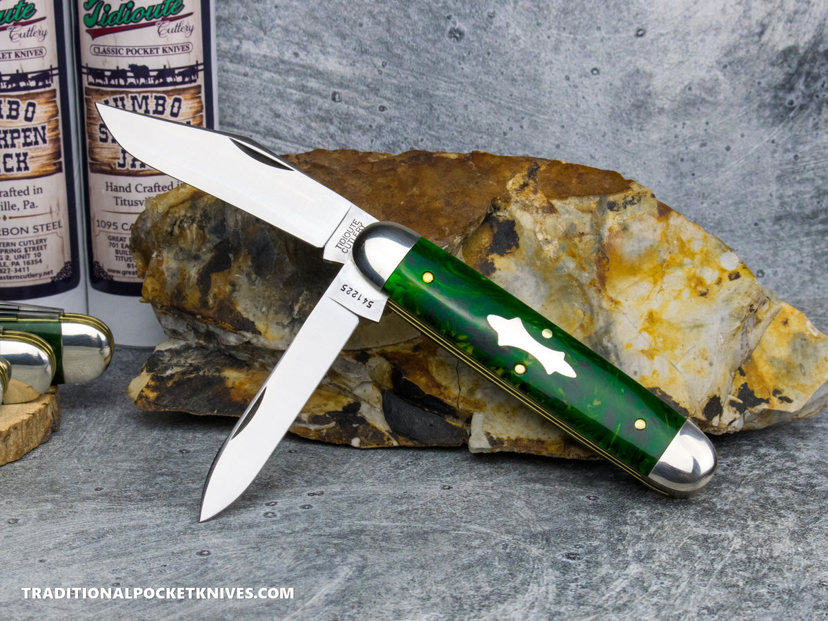 Great Eastern Cutlery #541225 Tidioute Cutlery Jumbo Stockpen Jack Spring Pasture Acrylic