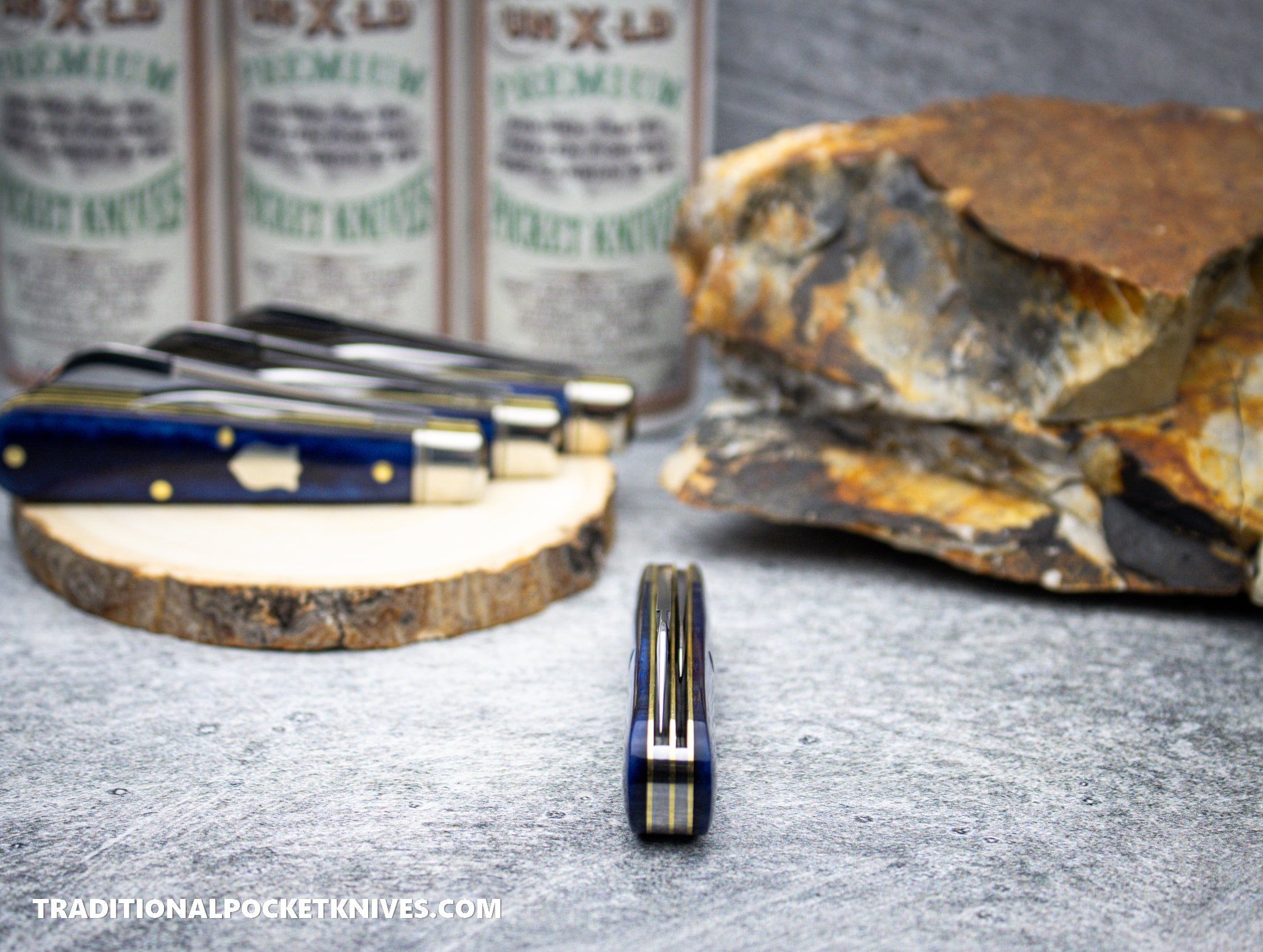 Great Eastern Cutlery #143223 Northfield UNXLD Navy Blue Smooth