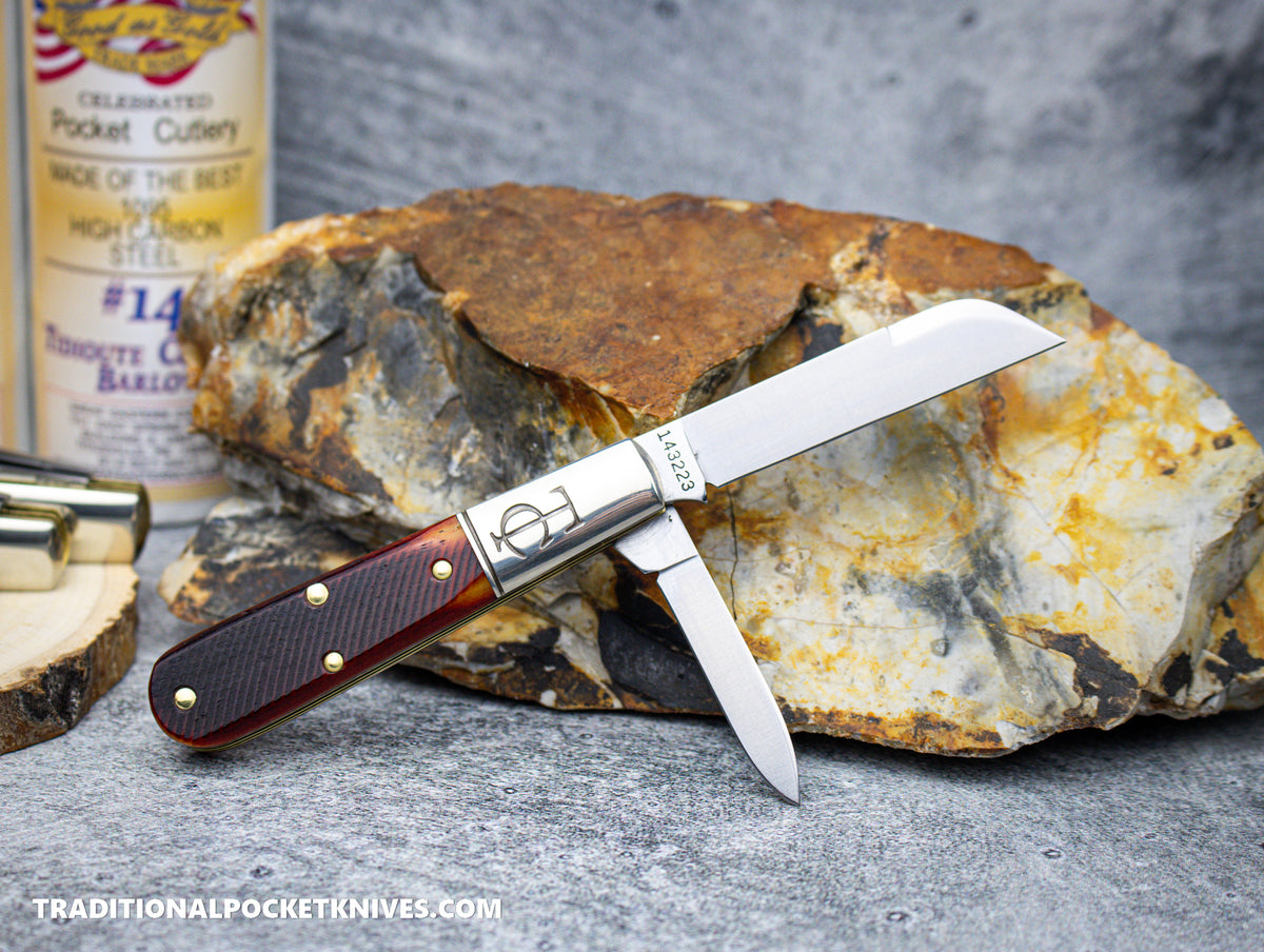 Great Eastern Cutlery #143223 Tidioute Cutlery Autumn Peach Sawcut Bone