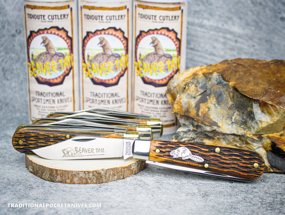 Great Eastern Cutlery #391224 Tidioute Cutlery Horse Rancher Jigged Brazilian Cherry Wood