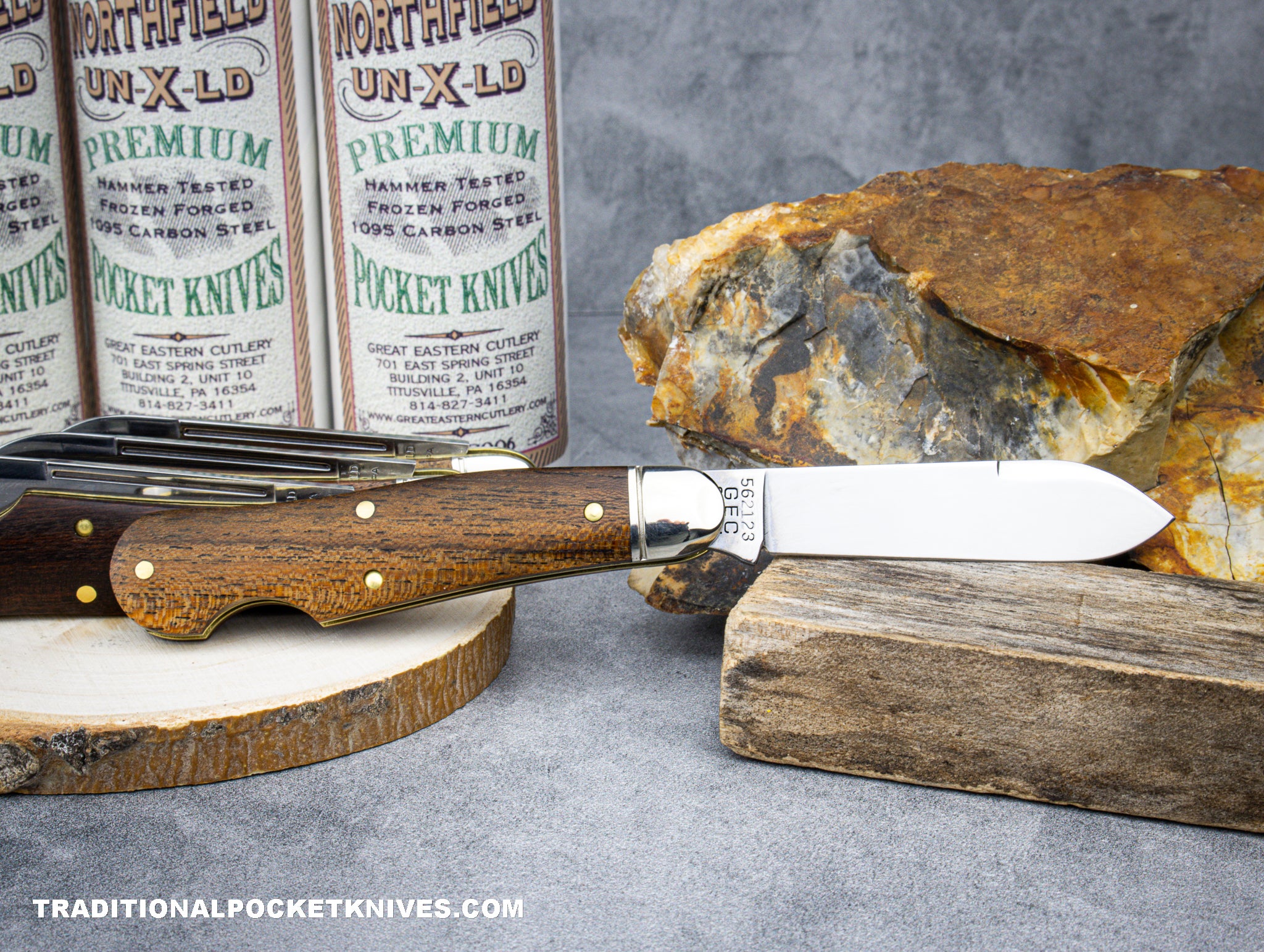 Great Eastern Cutlery #562123EO Northfield UNXLD Dog Leg Jack Che