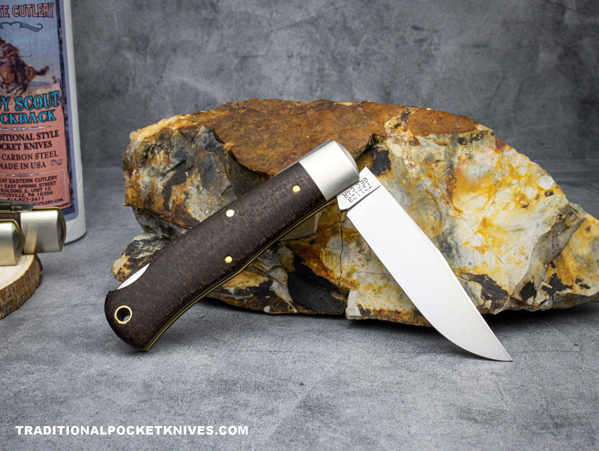 Great Eastern Cutlery #721123LB Tidioute Cutlery Cody Scout Lockback B ...