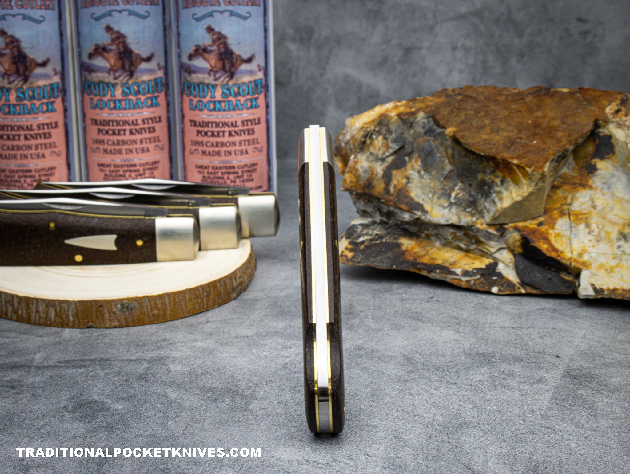 Great Eastern Cutlery #721123LB Tidioute Cutlery Cody Scout Lockback B ...