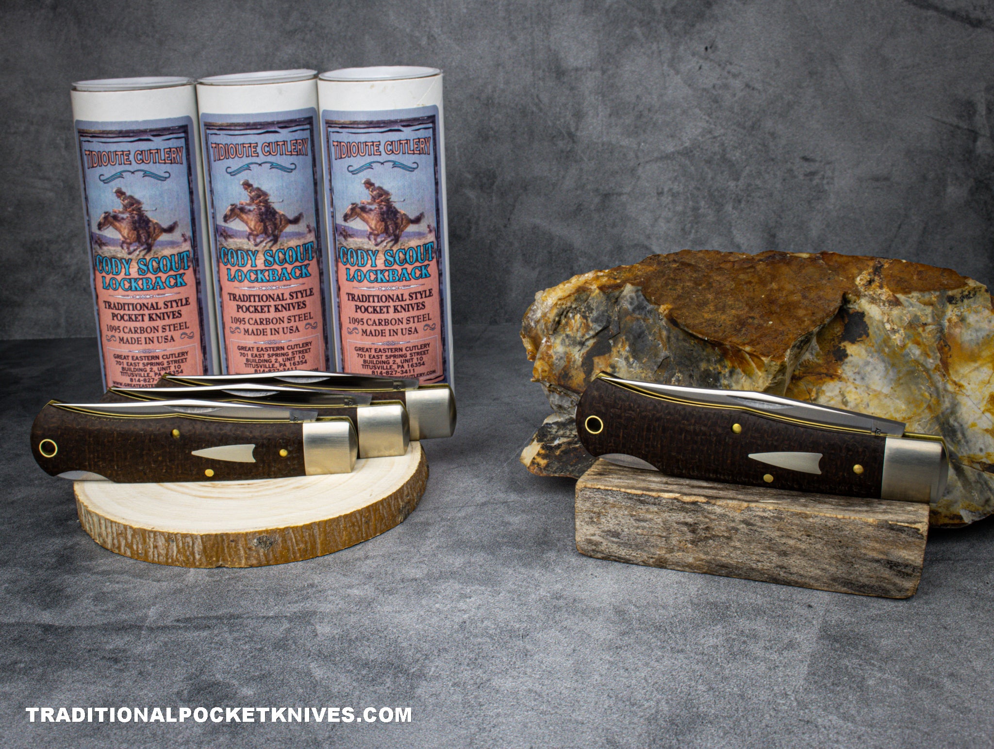 Great Eastern Cutlery #721123LB Tidioute Cutlery Cody Scout Lockback B ...