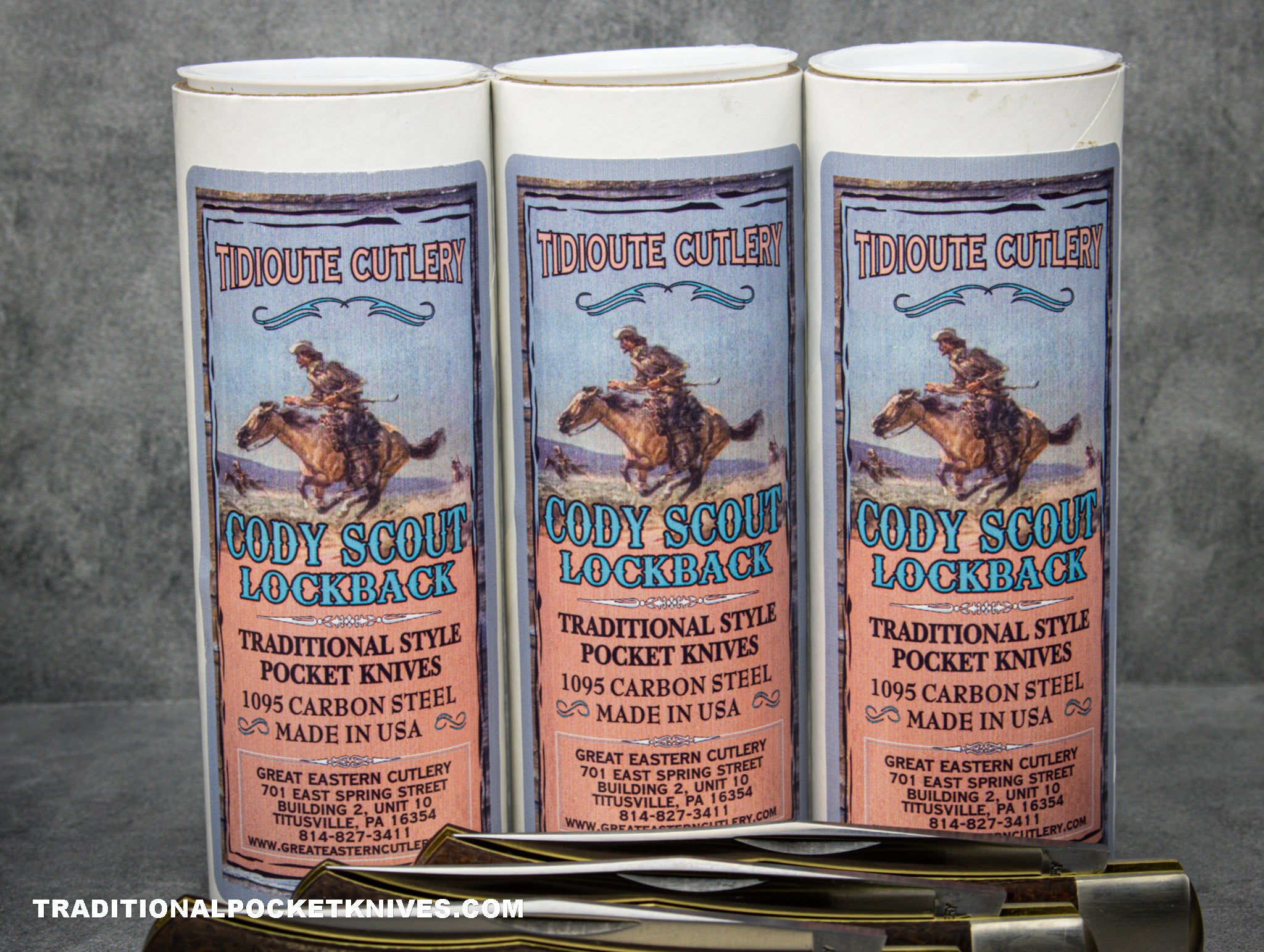 Great Eastern Cutlery #721123LB Tidioute Cutlery Cody Scout Lockback B ...