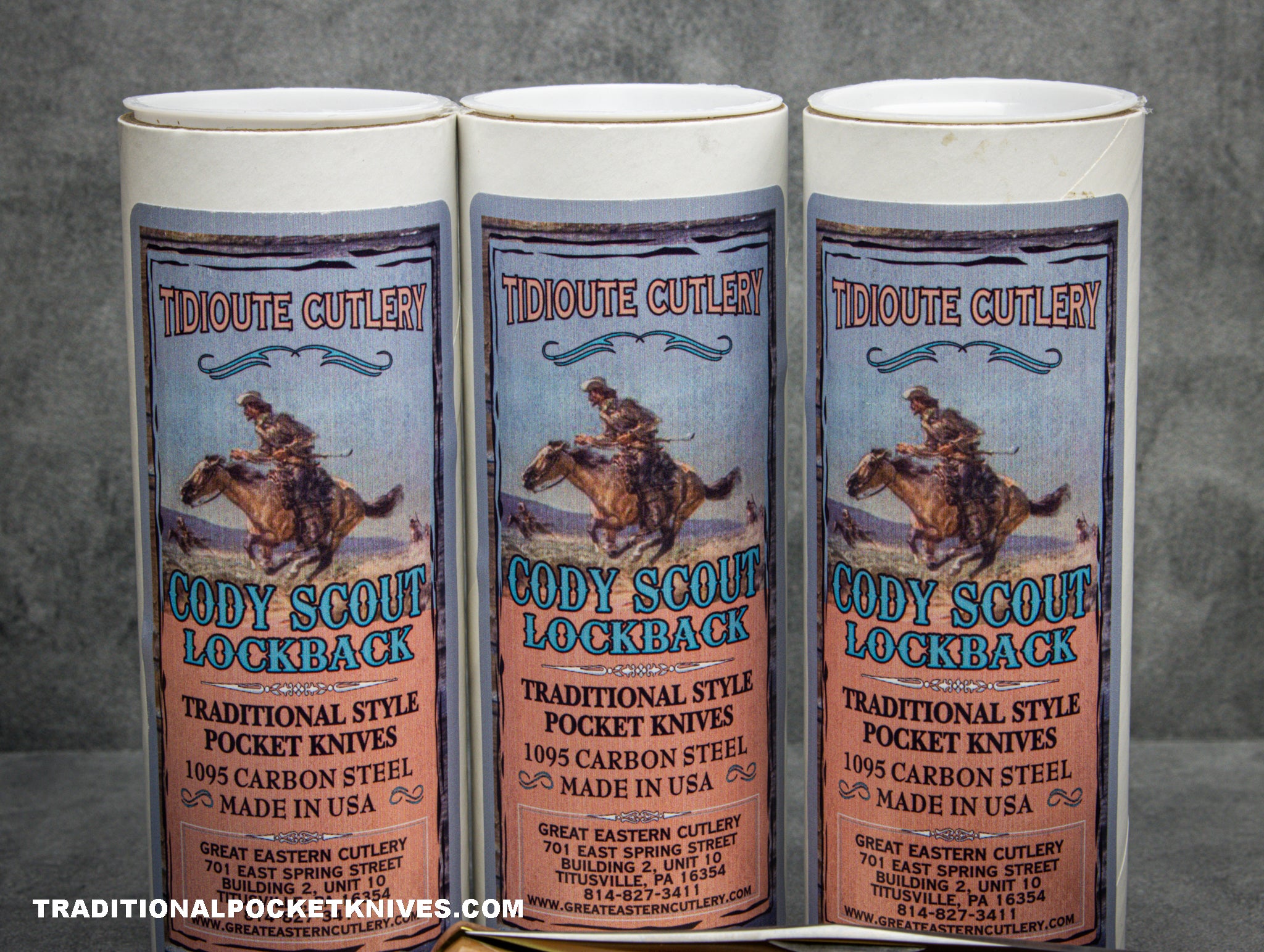 Great Eastern Cutlery #721123LB Tidioute Cutlery Cody Scout Lockback B ...