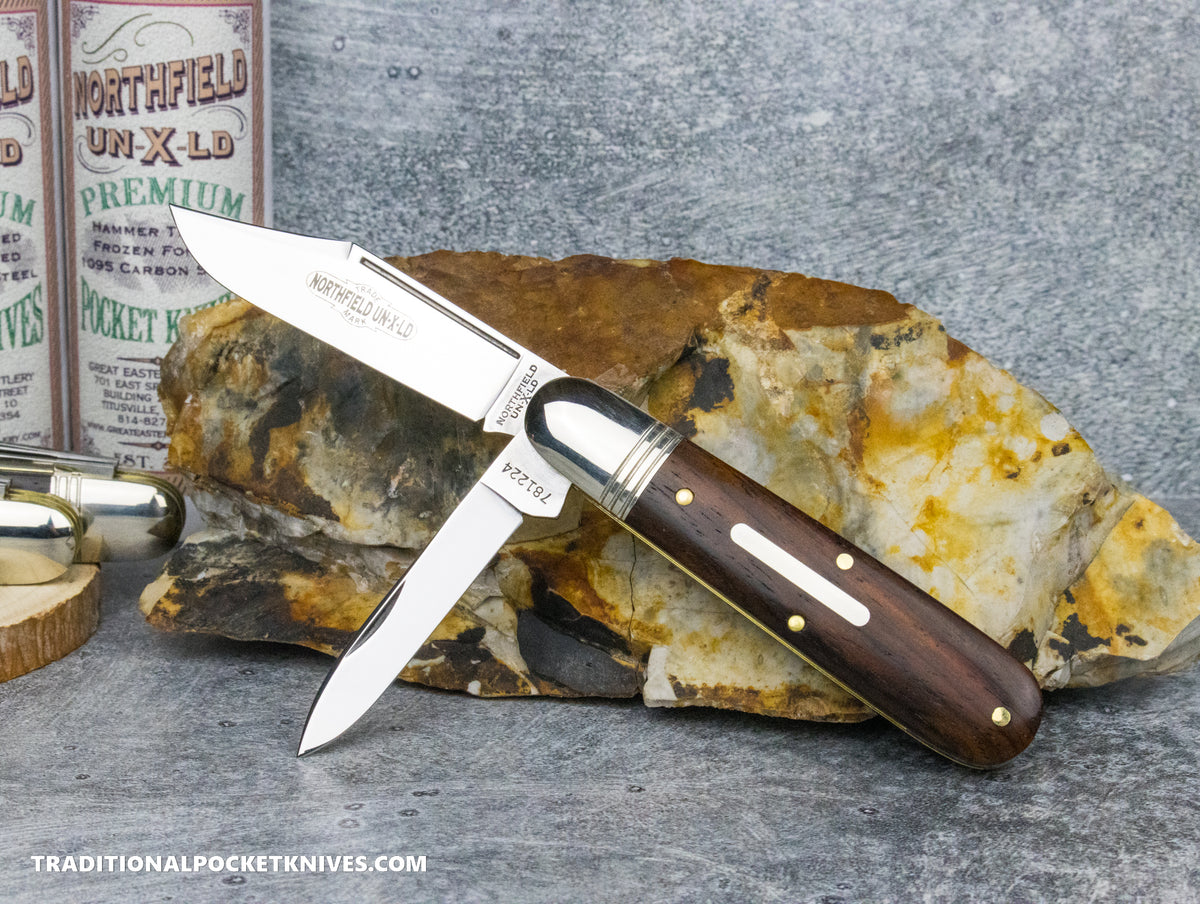 Great Eastern Cutlery #781224 Northfield UNXLD Bullet End Barlow Cocobolo Wood
