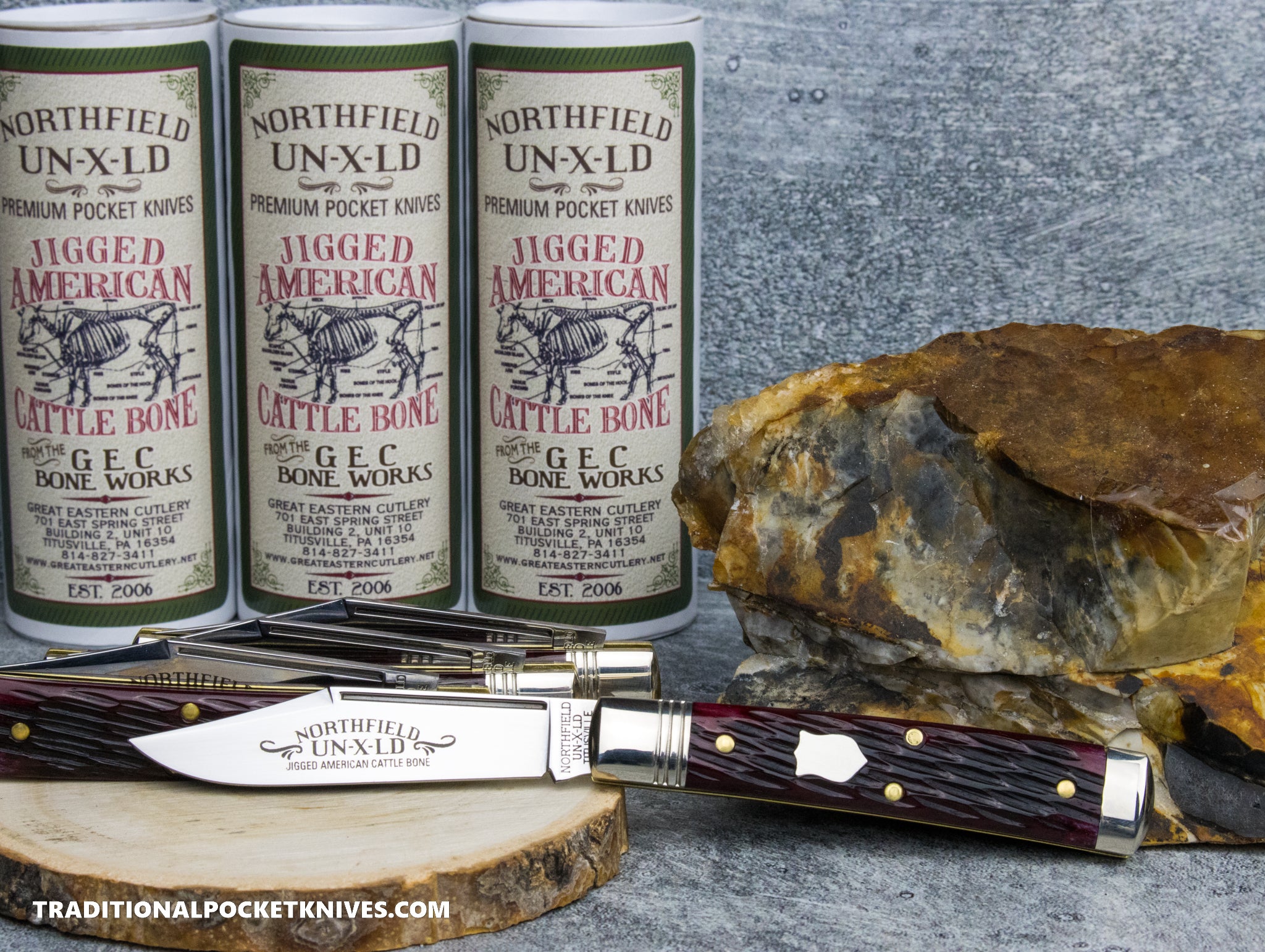 Great Eastern Cutlery #941125 Northfield UNXLD Liberty Black Plum