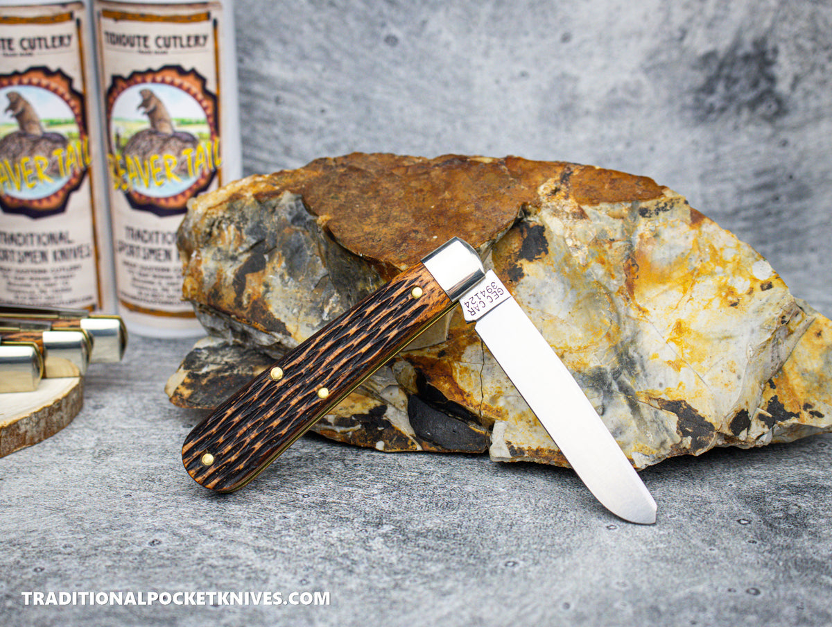 Great Eastern Cutlery #394124 Tidioute Cutlery Colt Cutter Jigged Brazilian Cherry Wood