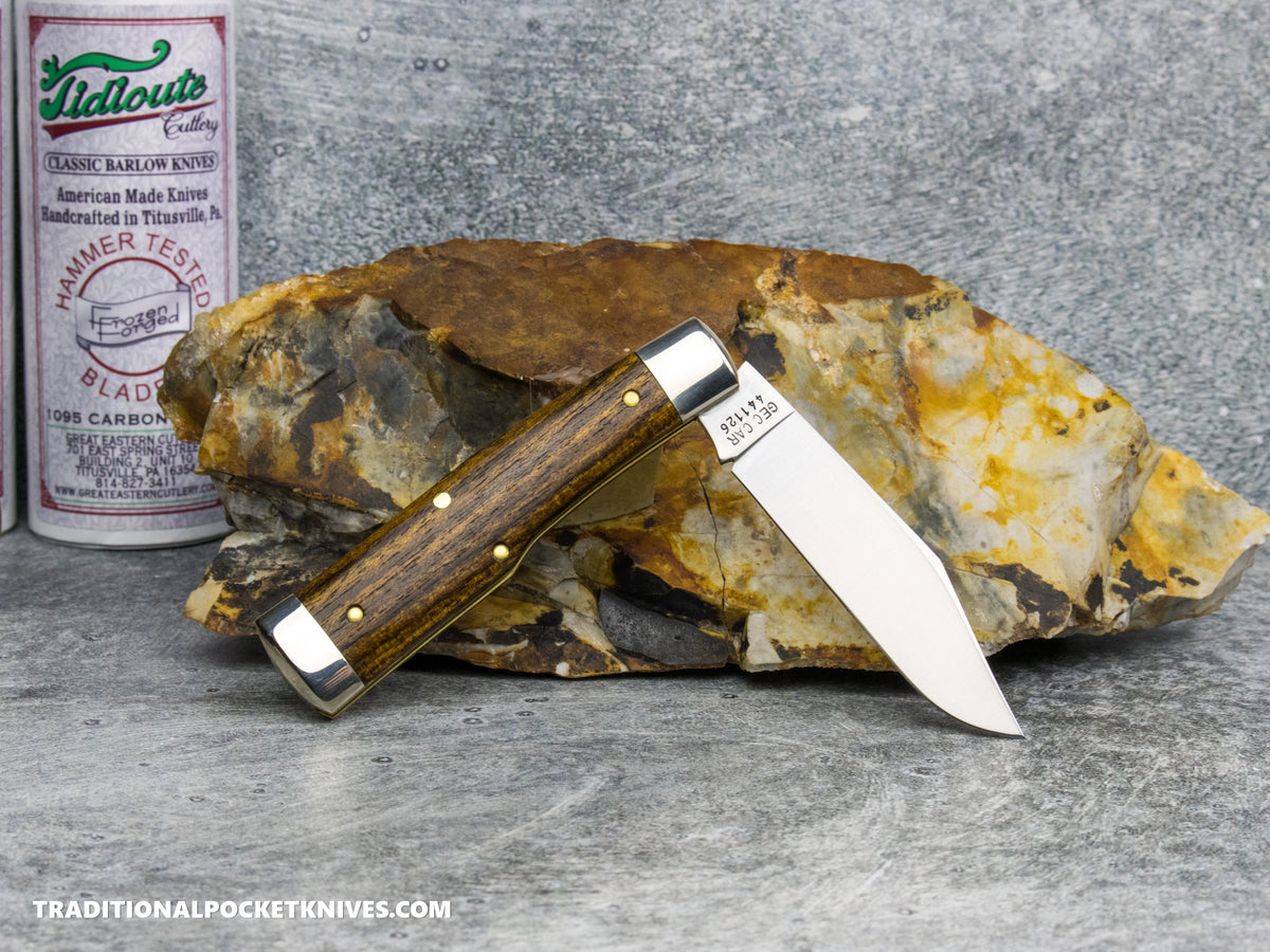 Great Eastern Cutlery #441126 Tidioute Cutlery Buffalo Jack Bocote Wood