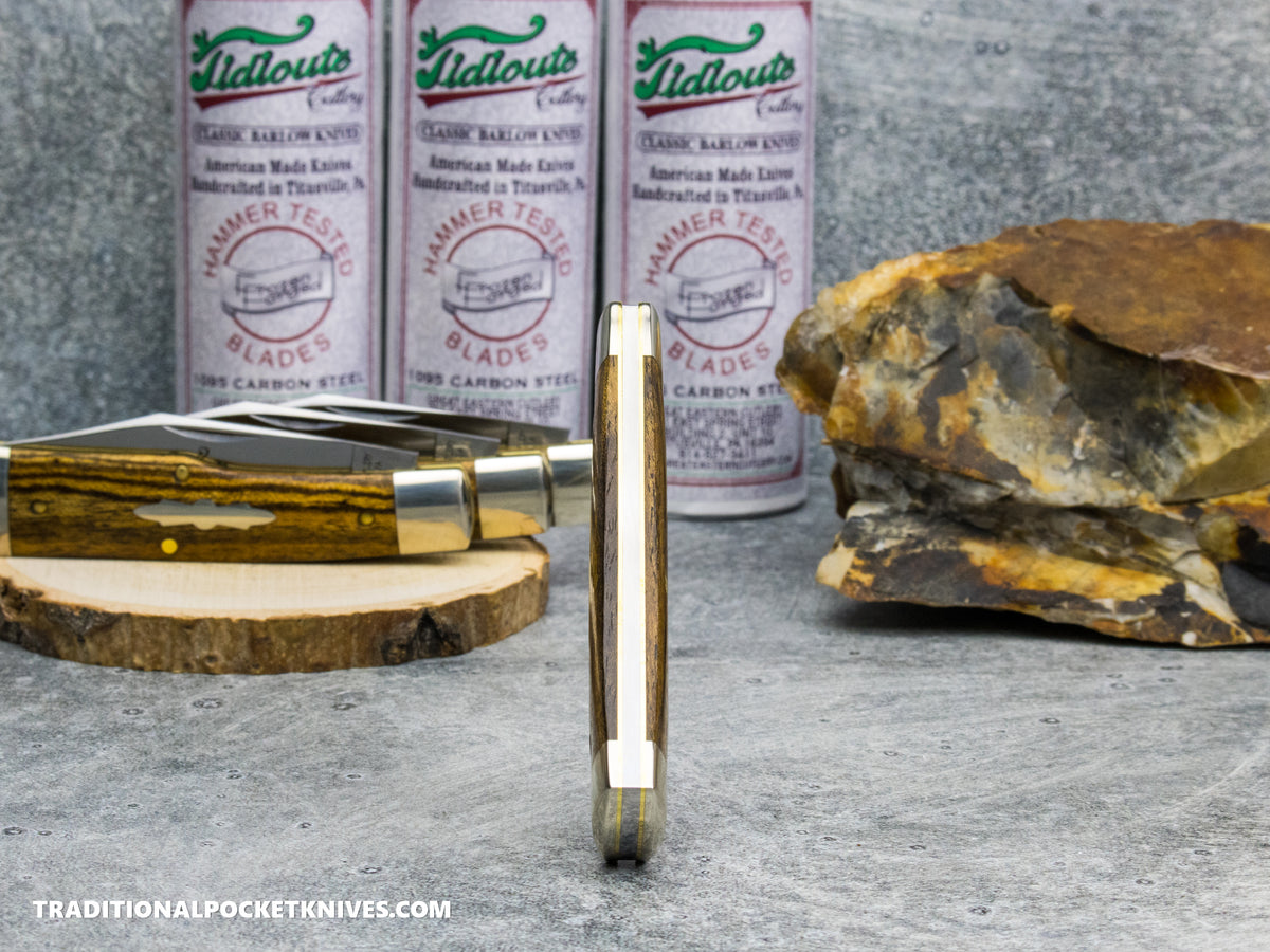 Great Eastern Cutlery #441126 Tidioute Cutlery Buffalo Jack Bocote Wood