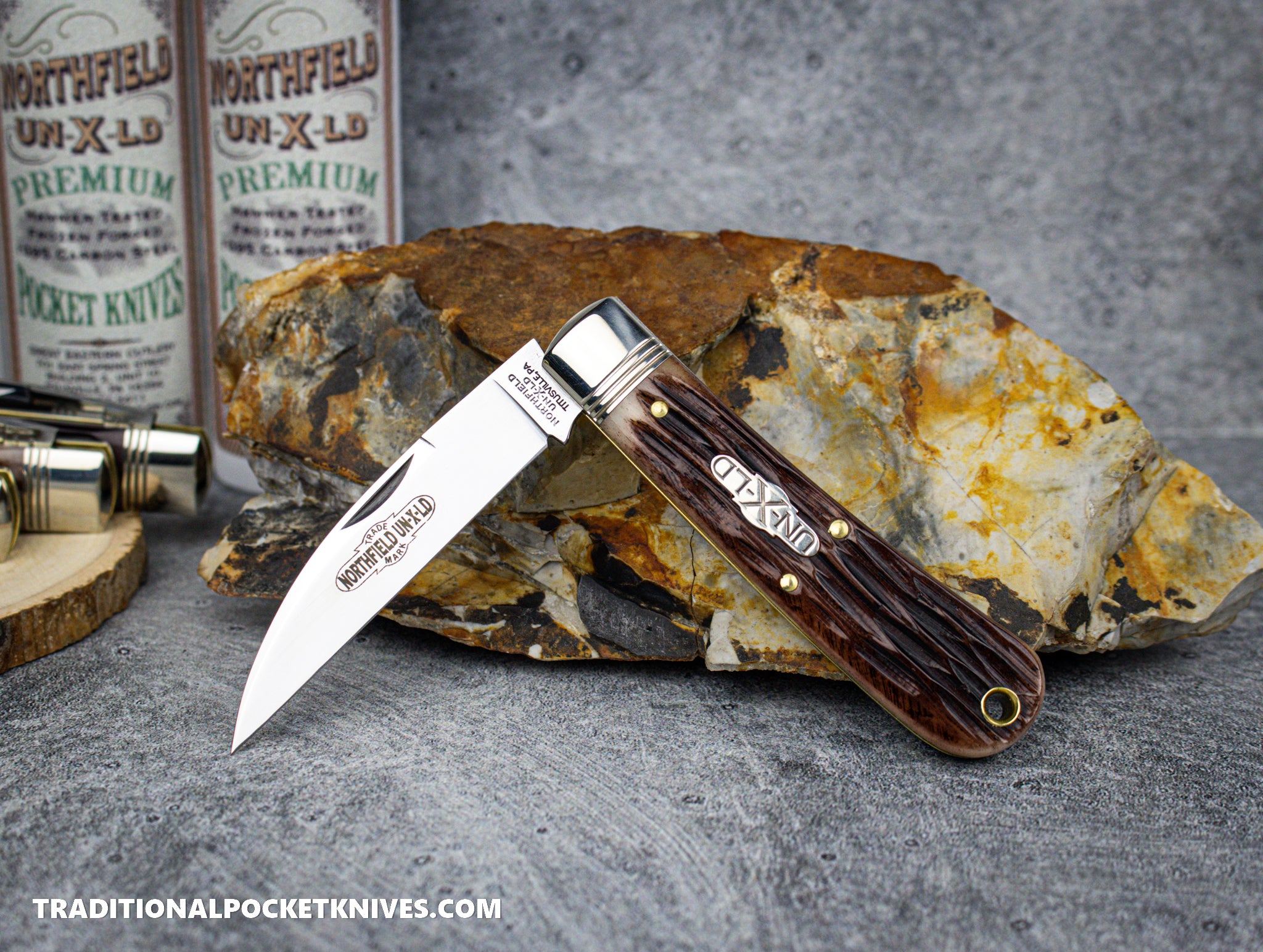 Great Eastern Cutlery #470124 Northfield UNXLD Viper Purple Sage