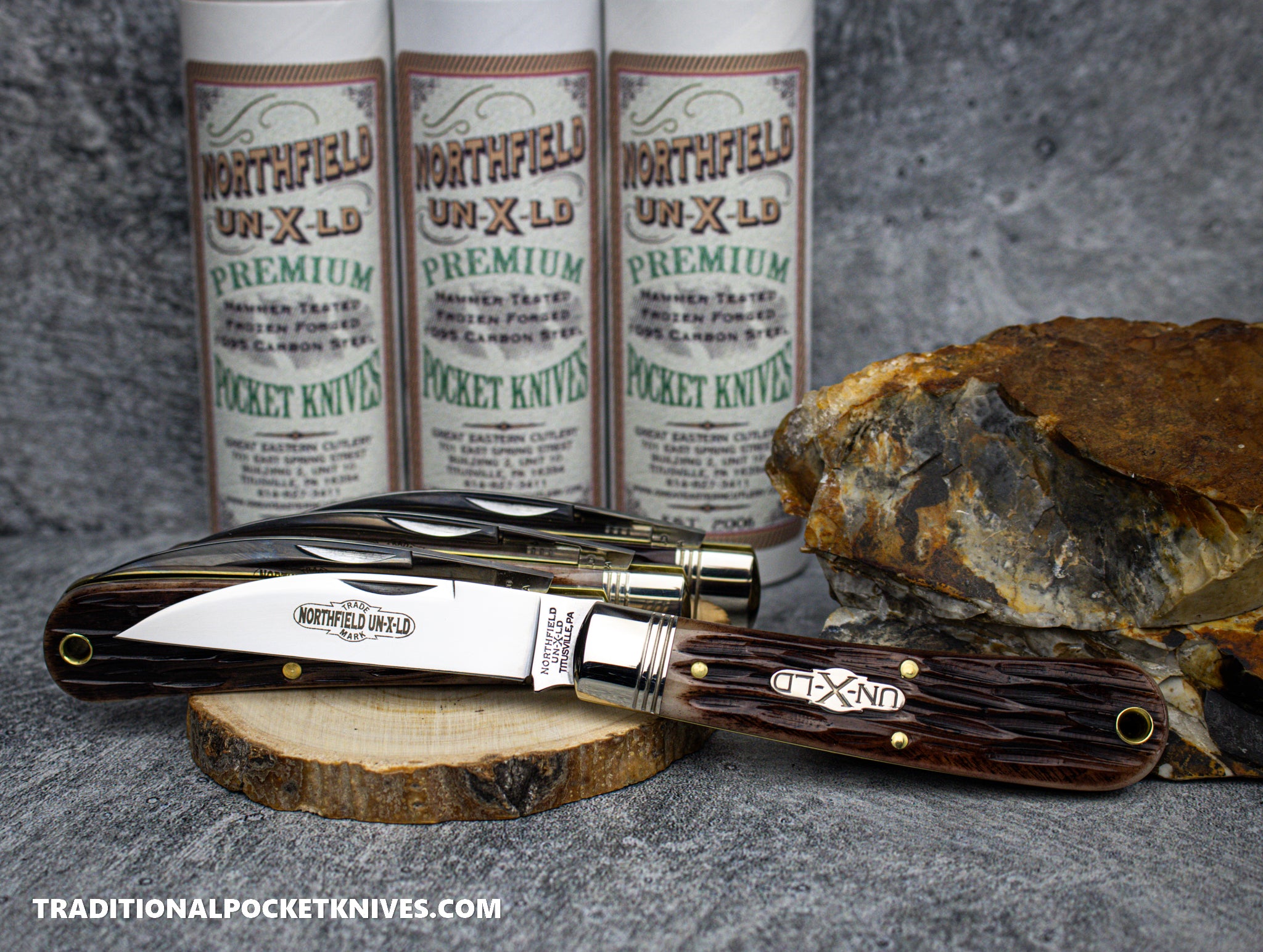 Great Eastern Cutlery #470124 Northfield UNXLD Viper Purple Sage