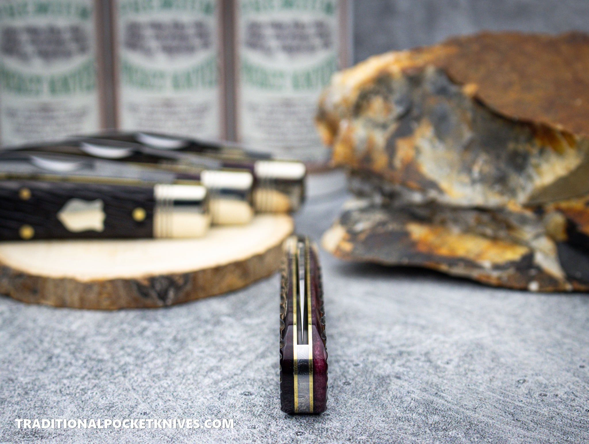 Great Eastern Cutlery #470124 Northfield UNXLD Viper Black Plum