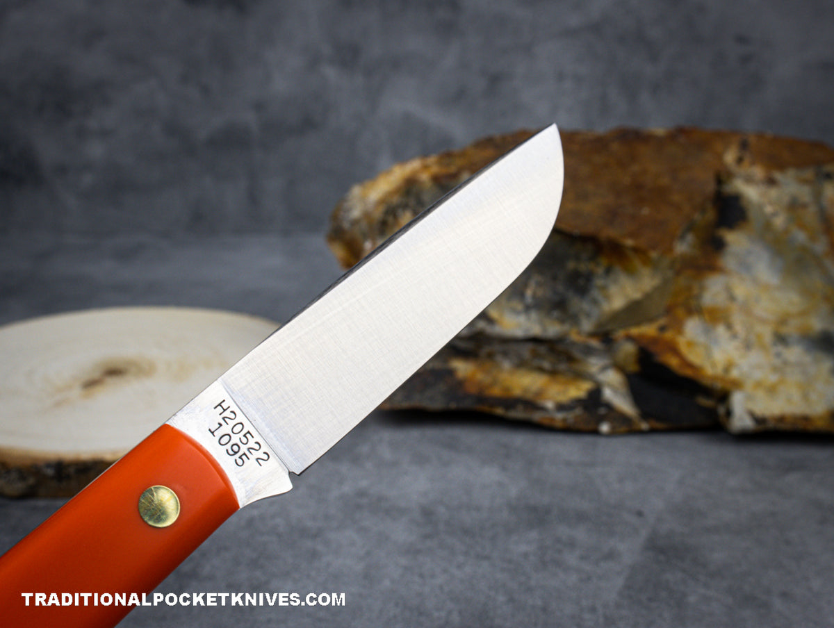Great Eastern Cutlery #H20522 &quot;Practical Knives&quot; Paring Knife Orange Delrin Drop Point