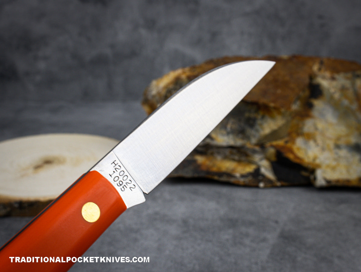 Great Eastern Cutlery #H20022 &quot;Practical Knives&quot; Paring Knife Orange Delrin Wharncliffe