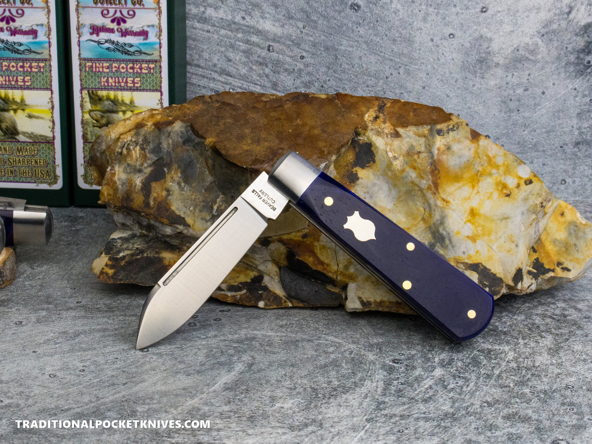 Cooper Cutlery Beaver Falls Cutlery Co. Purple Smooth Bone Jack (PUR)