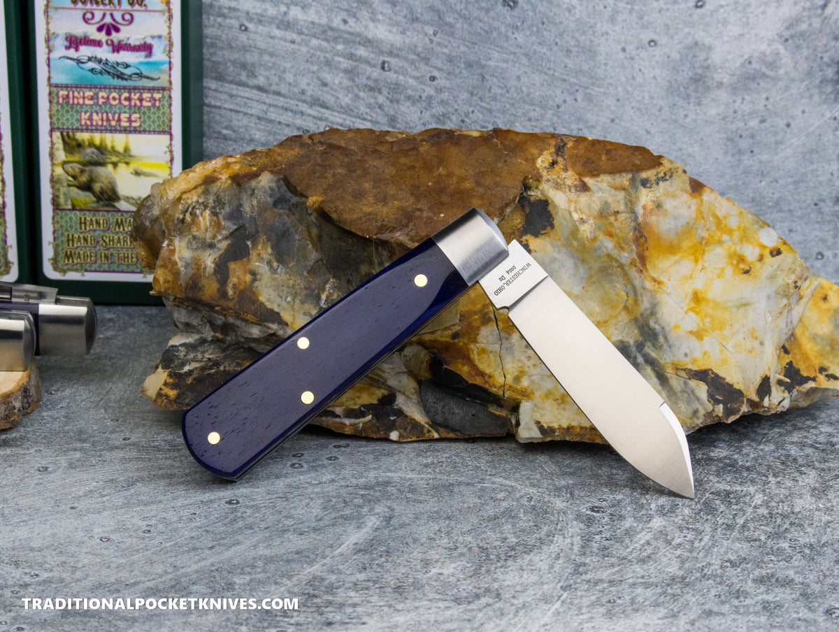 Cooper Cutlery Beaver Falls Cutlery Co. Purple Smooth Bone Jack (PUR)