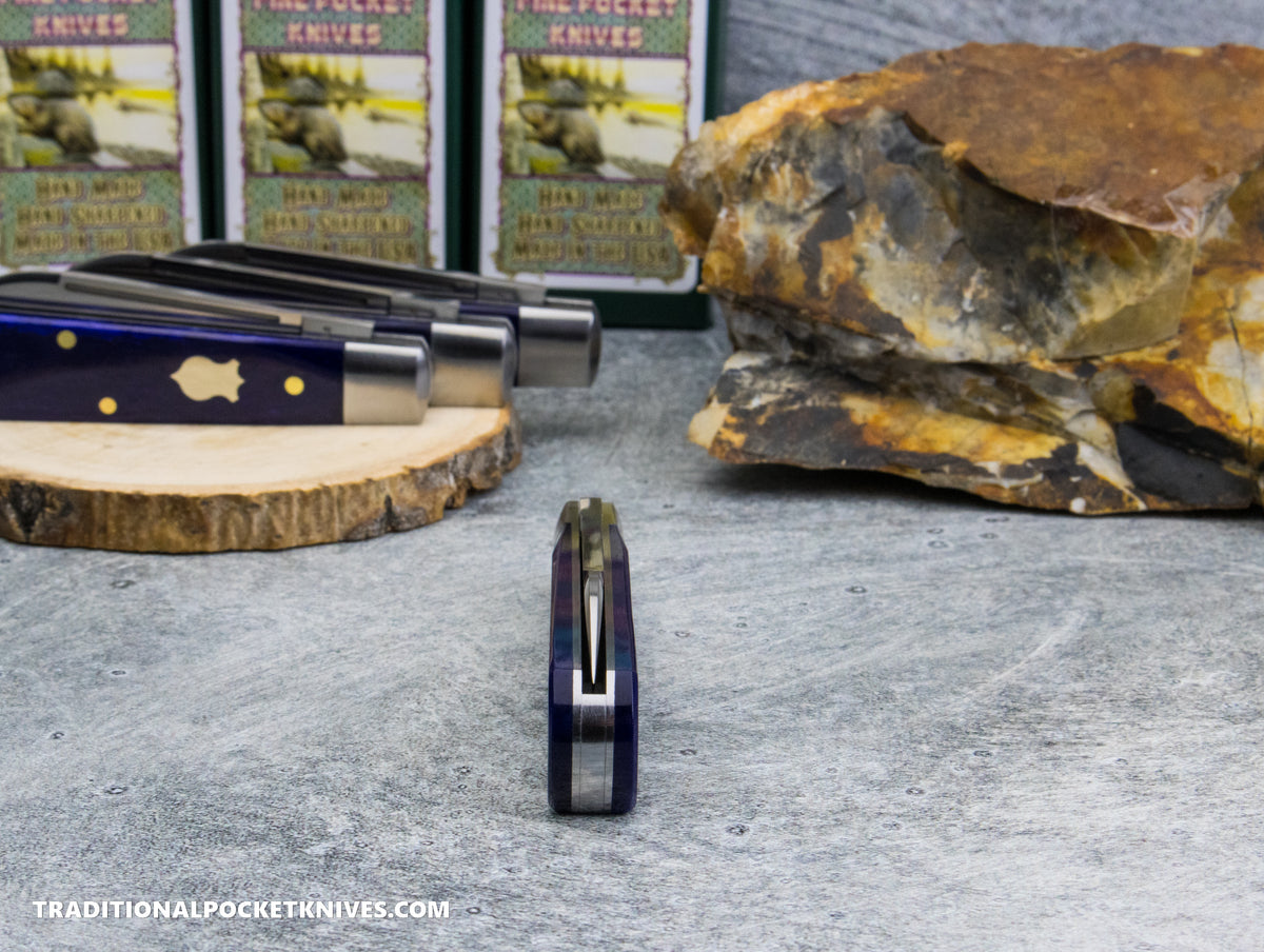 Cooper Cutlery Beaver Falls Cutlery Co. Purple Smooth Bone Jack (PUR)