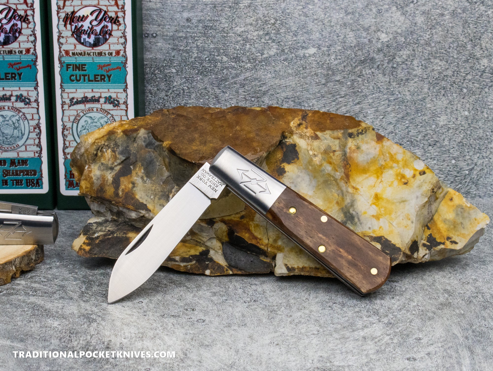 Cooper Cutlery New York Knife Co. Barlow Appaloosa Bone (M 1506 AB S)