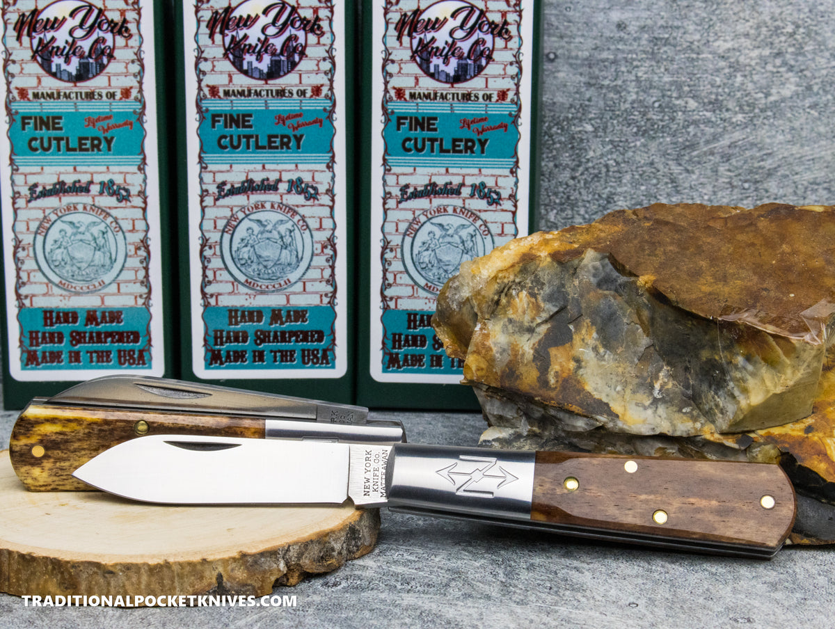 Cooper Cutlery New York Knife Co. Barlow Appaloosa Bone (M 1506 AB S)