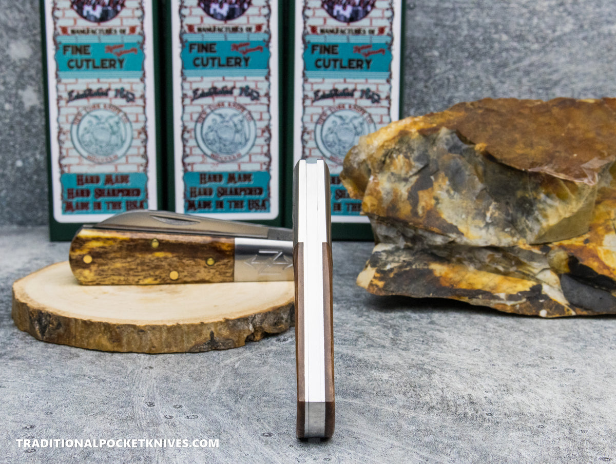 Cooper Cutlery New York Knife Co. Barlow Appaloosa Bone (M 1506 AB S)