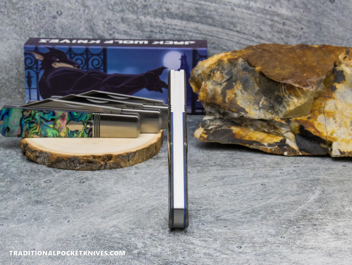 Jack Wolf Knives Gateway Barlow Abalone - Gateway Series